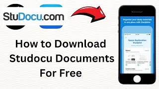 How to Download Studocu Documents for Free  2024 New Method  Access Studocu Documents [upl. by Ainival]