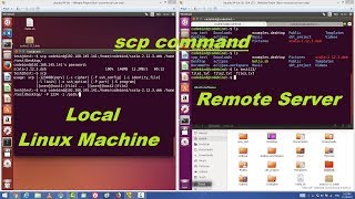 scp command  SCP to Securely Transfer FilesFolders in Linux [upl. by Launame518]