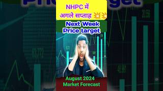 NHPC Share Price Target for Next Week August 2024 Trading stockmarket viral shorts ytshorts [upl. by Refotsirc]