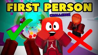 FIRST Person Challenge In Tower Of Hell  Roblox [upl. by Colbert]