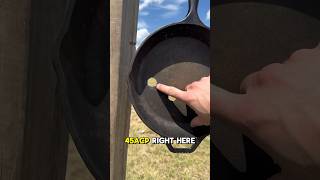 Cast iron vs different caliber bullets pewpew gun farmlife [upl. by Aiduan]