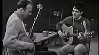 Pete Seeger amp Ramblin Jack Elliott  Mule Skinner Blues  1966 [upl. by Eillime]