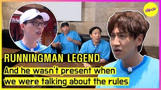 RUNNINGMAN And he wasnt present when we were talking about the rules ENGSUB [upl. by Niboc]