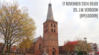 17112024  Ochtenddienst 0900  Oude Kerk  ds JW Verboom Apeldoorn [upl. by Nagaem336]