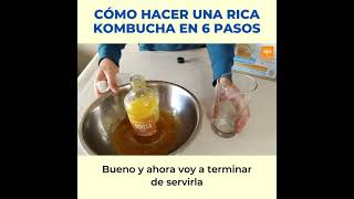 Kombucha con mucho gas ¡esto pasa al abrirla [upl. by Macdonell]