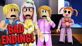 Roblox Roleplay  Bad Ending  The Creepy Sleepover [upl. by Herwick]