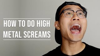 How to perform HIGH metal screams [upl. by Adnopoz]