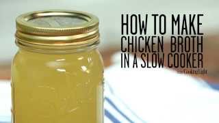 How to Make Chicken Broth in a Slow Cooker  Cooking Light [upl. by Enahpad]