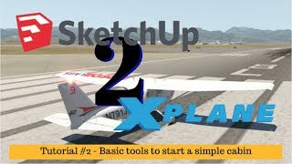 Sketchup Tutorial 2  Simple Cabin Edges and Faces [upl. by Markus]