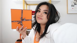 Hermes Unboxing  Kelly 28 Rouge Casaque [upl. by Onailime]