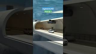 ingénierie structure shortvideo short sea metal car road safety tunnel vehicles water [upl. by Nnaharas550]