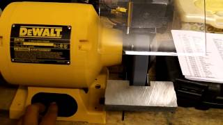 Dewalt DW756 Bench Grinder amp Echo CS3450 Chainsaw [upl. by Hareenum]