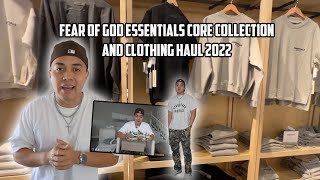 Fear of God Essentials CORE COLLECTION SS22  Yeezy ALD New Balance Abercrombie mnml Haul [upl. by Siva]