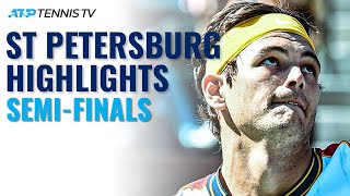 Fritz vs Struff amp Cilic vs van de Zandschulp  St Petersburg 2021 SemiFinal Highlights [upl. by Adaynek]