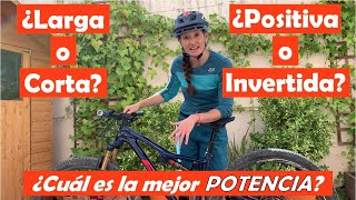 🤩 ¿Cuál es la mejor POTENCIA longitud y ángulo para una bicicleta de montaña MTB  Laura Celdran [upl. by Inalem]