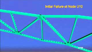 Animation of Minneapolis i35 bridge collapse initial failure [upl. by Mitchel]