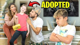 We ADOPTED a GIRL But Our SON Gets JEALOUS ft Jordan Matter [upl. by Trebleda879]