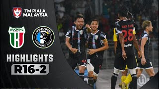 Kuching City FC 21 Penang FC Agregat 43  TM Piala Malaysia 2022 Highlights [upl. by Yrod]