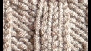 How to Knit the Rib or Ribbing Stitch Knit three Purl three Pattern 94│by ThePatternFamily [upl. by Arval192]