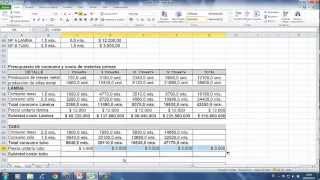 ELABORACION DE PRESUPUESTOS  PRESUPUESTO DE CONSUMO Y COSTO DE MATERIA PRIMA [upl. by Gingras]