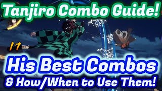 Tanjiro Combo Guide How to Do Combos and Resets Demon Slayer Hinokami Chronicles Tanjiro Gameplay [upl. by Alviani]