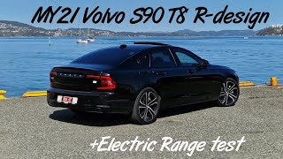 MY21 Volvo S90 Rdesign Electric Range test [upl. by Aicertal]