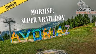 CHECKING OUT MTB TRAILS ON SUPER MORZINE 2024 [upl. by Dream461]