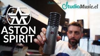 Prueba y Unboxing del Micrófono Aston Spirit  StudioMusiccl [upl. by Eetnod]