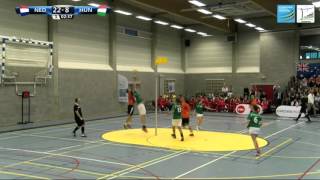 World Korfball Championships 2015  Netherlands v Hungary  Extended Highlights [upl. by Aimat]