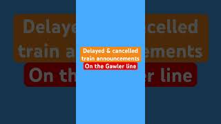 Delayed amp Canceled train announcements on the Gawler line adelaide train adelaidemetro metro [upl. by Stoneham]