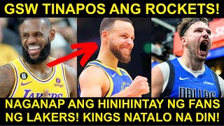 Ito na ang HINIHINTAY ng Lakers  GSW TINAPOS ang Season ng Rockets  Mavs Panalo Ulit [upl. by Akiras]