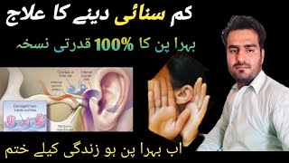 Hearing loss sensorineural hearing loss hearing loss treatment hearing aids بہرا پن کا علاج [upl. by Arannahs]