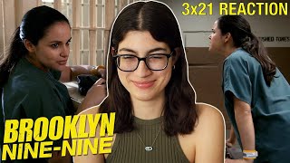 AMYS IN PRISON Brooklyn NineNine 3x21 Reaction [upl. by Killen]