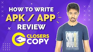 How to Write APK  App Review Article in ClosersCopy Ai  Urdu  Hindi [upl. by Issac]