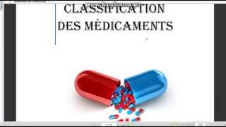 classification des medicaments  soon [upl. by Sophia]