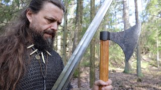 Viking Axe Vs Sword Who Will Win [upl. by Esilahs171]