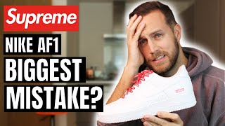 Supreme Nike Air Force 1 Low White Unboxing Review and On Feet 2020 [upl. by Reeve]