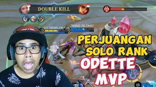 ODETTE MVP SOLO RANK  MOBILE LEGENDS GAMEPLAY [upl. by Lareneg744]