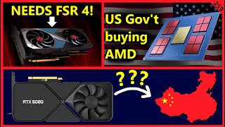 US Govt Buying AMD RDNA 4 w FSR 4 Nvidia RTX 5080 Export  Defense Engineer  Broken Silicon 259 [upl. by Kaya273]