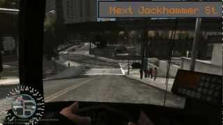 【GTA4 Bus Driver】The Bus ～NYCTA新米運転手乗務日誌～【1】 [upl. by Oivat]