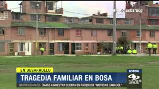 Tragedia en Bosa padre mató a esposa y a sus dos hijos  10 de Noviembre de 2013 [upl. by Anier]