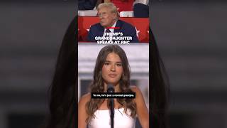 Trumps granddaughter speaks at RNC [upl. by Ezalb]