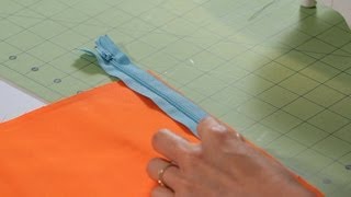 How to Prepare to Sew a Lapped Zipper  Sewing Machine [upl. by Wun]