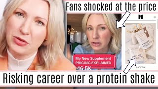 TikTok Dietician Risks Career Selling an Overpriced Protein Shake ‼️ [upl. by Oknuj]