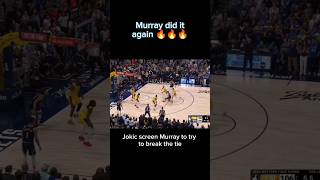 Jamal Murray hits the game winner again vs Lakers to send them home  Nuggets vs Lakers game 5 [upl. by Andie]