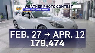 NTV Weather Photo Contest Grand Prize Draw  April 17 2023 [upl. by Ennagrom]