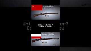 Soviet MosinNagant Vs German Mauser Kar98k ww2 rifles ww1 history sovietunion germanempire [upl. by Reiter]