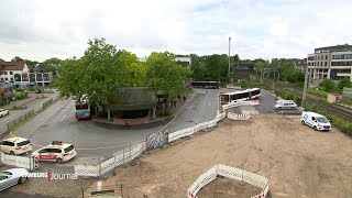 Busbahnhof HamburgRahlstedt  Umbauten für SStation [upl. by Henrie]