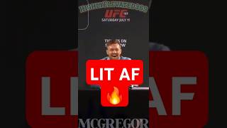 ELECTRIFYING 🍀🍀🍀highlyelevated369 conormcgregor mcgregor ufc mma danawhite josealdo mmaworld [upl. by Indnahc]