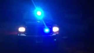 Ford F250 POV Blue Lights Night Time [upl. by Aicertap]